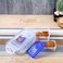 LocknLock 550ml Rectangular Airtight Food Container with Sauce Tray - BPA-Free, Microwave, Freezer, and Dishwasher Safe