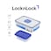 LocknLock 550ml Rectangular Airtight Food Container with Sauce Tray - BPA-Free, Microwave, Freezer, and Dishwasher Safe
