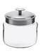 Anchor Hocking 64oz Mini Montana Jar with Brushed Aluminium Metal Cover