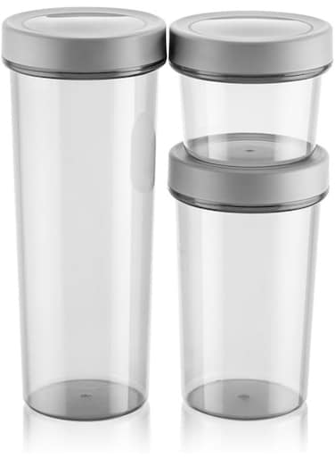 Foly Life Linea Round Storage Box 500 Ml Meal Prep Container Set Airtight Plastic Food Storage Containers With Lids Stackable Kitchen Storage Organizer Boxes Bpa Free And Microwave Safe