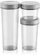 Foly Life Linea Round Storage Box 500 Ml Meal Prep Container Set Airtight Plastic Food Storage Containers With Lids Stackable Kitchen Storage Organizer Boxes Bpa Free And Microwave Safe