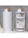 Rotating Storage Racks, Closed Storage Racks, Multi-Functional Plastic Right-Angle Storage Racks, And Waterproof And Dustproof Triangular Racks Are Suitable For Bathrooms, Kitchens, And Dressing Tables