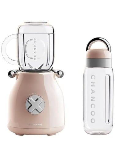 FITTO Portable Juicer Machine with Tritan Cup &ndash; Electric Blender for Smoothies, Baby Purees, and Juices &ndash; Travel-Friendly, Self-Cleaning, Rechargeable Portable Blender