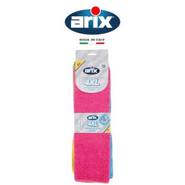 Arix 4XL Antibacterial Microfiber Utility Cloth Multipack - Clean and Protected