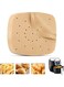 KASTWAVE Air Fryer Parchment Paper Liners - 8.5 inch Pre Cut Baking Paper Cooking Sheets Perforated Parchment Paper for Air Fryer Bamboo Steamer Basket Square 100 PCS