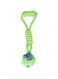 Dog Rope Toy, 1 Pcs Knotted Woven Pet Dog Toy Eco-Friendly Cotton Rope Toy Bite-Resistant Rope Knot Dog Toy Puppy Teething Playing Toys Pet Rope Chew Toy Durable Rope Knot Dog Toy for Medium Dogs Toy