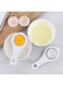 SOLDOUT&trade; 2 PCS Egg White Separator Egg Filter Egg Separator Kitchen Baking Egg Yolk Protein Separation Kitchen Tools (White, Pack of 2)