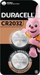 Duracell - Cr2032 3V Lithium Coin Dl2032 / Cr2032 Button Batteries Regular - Pack Of 2 - 10 Years Shelf Life