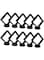 Jewelry Display Box,Vecolla Floating Frame Jewelry Stand,Jewelry Organizer Box,Transparent Frame Case Holder for Ring Necklace Bracelet Earring,Dustproof Medallion Coin Box(10pcs)
