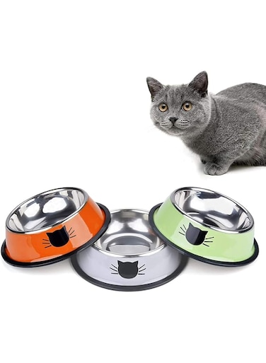 Mumoo Bear Stainless Steel Cat Bowl Pet Bowl