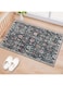 MedMad Trellis Area Rug, Entry Rug Non-Slip Washable Indoor Door Mat, Small Oriental Accent Throw Rug for Bedroom Kitchen Entryway Bathroom (06-black/Multi, 60 * 90cm)