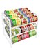 Simple Trending Can Rack Organizer, Stackable Can Storage Dispenser Holds up to 36 Cans for Kitchen Cabinet or Pantry, White