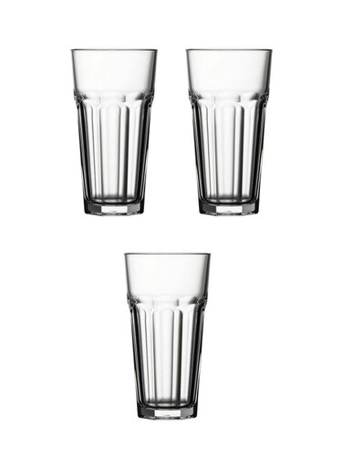 3-Piece Casablanca Tumbler Set Clear