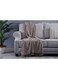 Home Cormac Chenille Throw With Fringes 140X190CM-Beige