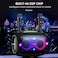 HOPESTAR Party Box 120W Karaoke Bluetooth Speaker with 2 Microphones - Blue