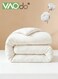 Skin-Friendly Soybean Comforter, Lightweight Breathable Fluffy Duvet Insert with Fixed-Point Honing Technology, Ultra Soft Down Alternative Comforter with Corner Tabs, 200*230CM