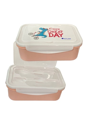 3-Compartment Lunch Box Multicolour