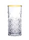 4 Pieces Timeless Long Drink Tumbler, 295 Ml, 143 Mm Height, 67.5 Mm Diameter - Clear Clear
