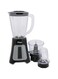 Super General 3-in-1 Blender, 400 watts power Mixer, 10 speed control with Pulse function, SGBG-40-D, Black, 35 x 18.5 x 27.2 cm