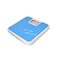 Blue Grid Analog Personal Weighing Scale &ndash; 130kg Capacity Mechanical Bathroom Scale

