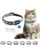 Doco Reflective Cat Collar,Fun Design With Safety Buckle (Dcat011)-Blue-1.0 X 19-31Cm
