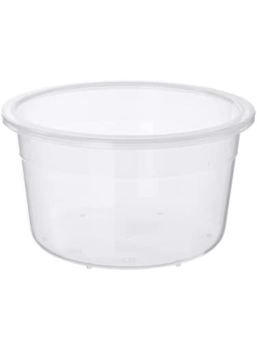 Food container, round/plastic750 ml