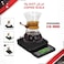 Digital Precision Coffee Scale with Built-in Timer and LCD Display, 0.1g to 3kg Capacity

