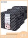 3-Piece Large Capacity Foldable Storage Bag with Clear Window Clothes Storage Bins Storage Containers with Durable Handles Thick Fabric for Blanket Comforter Clothing Bedding