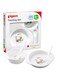 Pigeon Feeding Set, 1 Cereal Bowl, 1 Soup Bowl, 1 Feeding Spoon, 1 Baby Spoon, Quickly Explore, Makes Meal Time Fun, BPA Free, 6 + Months, White
