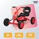 Lovely Baby LB 6400 Pedal Car for Kids, High Backrest Seat, EVA Wheels, Front Suspension &ndash; Ages 3-5 Years - Black