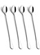 Long Handle Spoon, Ice Tea Spoons, Ice Cream Spoon, Long Coffee Spoons, Stainless Steel Stirring Spoons, Set of 4