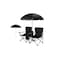 Lifestyle Campshade Dual Camping Chair with Umbrella &amp; Cooler Storage