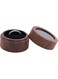 Tazweeq Walnut Wooden Ring Box, Round Wooden Jewelry Ring Box with Clear Window, With One Slot, Black Velvet, Suitable for Proposal, Engagement, Birthday and Wedding