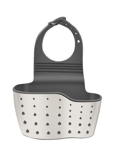 Sink Drain Basket Beige/grey 12x22cm