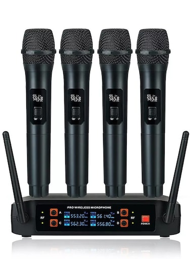 Professional VHF Wireless Microphone for Singing and Public Speaking