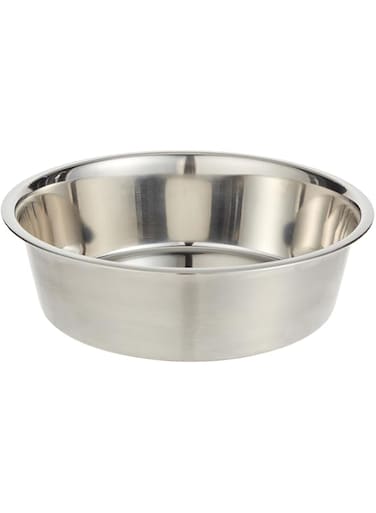 Trixie Stainless Steel Bowl with Rubber Base for Dogs - 1.7L