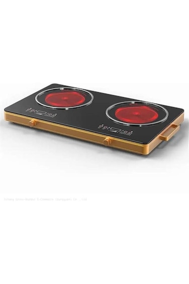 Double Burner Induction Cooker &ndash; Touch Panel Electric Stove w/ Digital Display &amp; Ceramic Heat