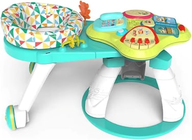 Yaya Duck Babylove 3-in-1 Baby Activity Center &amp; Rotating Gaming Table   360&deg; Swivel Seat with Interactive Toys   Convertible Toddler Play Table &amp; Drawing Station   for Infants 6 Months+