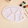 MOTARRO Large Plastic Painting Palette (MP145-10) &ndash; 17-Well Kidney-Shaped Mixing Tray 330x245mm &ndash; Durable Easy-Clean Palette for Watercolor, Acrylic, Oil &amp; Gouache &ndash; Artist Painting Tool