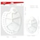 MOTARRO Large Plastic Painting Palette (MP145-10) &ndash; 17-Well Kidney-Shaped Mixing Tray 330x245mm &ndash; Durable Easy-Clean Palette for Watercolor, Acrylic, Oil &amp; Gouache &ndash; Artist Painting Tool
