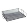 MOTARRO Stainless Steel Document Basket Tray MI005-4  &ndash; Black Office Desk Organizer