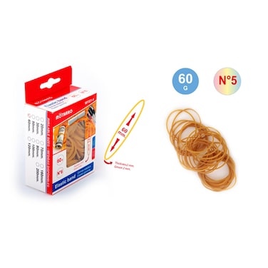 MOTARRO 60mm Elastic Rubber Band Pack (60 g) &ndash; MF001-4
