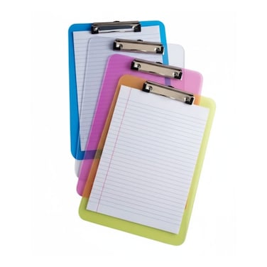 MOTARRO Writing Pad Folder with Clip MQ001-2 &ndash; A4 Size Clipboard Folder with Notepad &amp; Pen Holder Document Organizer for Office, School &amp; Interviews