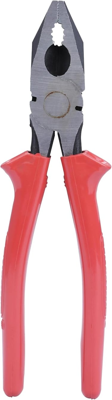 Taparia 1621-8 Steel (210mm) Combination Plier with Joint Cutter (Red and Black)