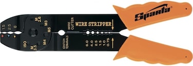 SPARTA Tongs, 210 Mm, For Stripping Of Electric Wires And Electric Cable Crimping 1.5&ndash;6.5 Mm (177505)