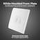 Modi 2 Gang 1 Way Switch - Modern Electrical Wall Switch for Home and Office Lighting Control