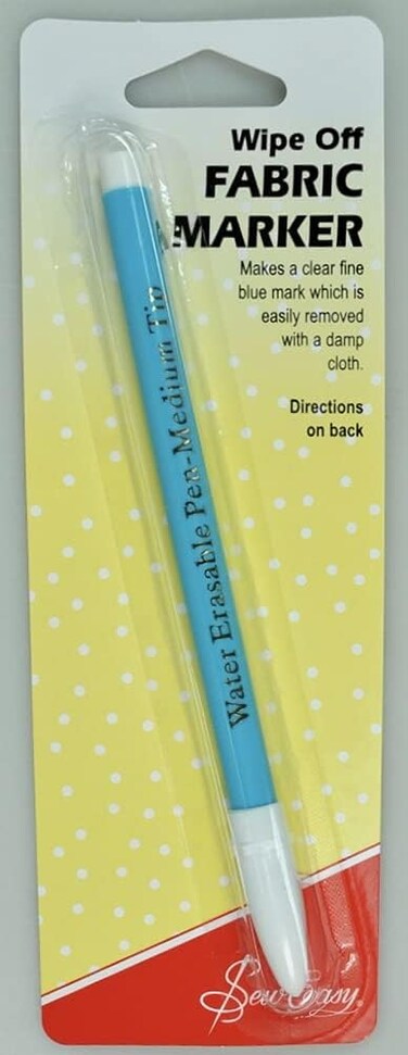 Sew Easy Wipe Off Fabric Marker   Water Erasable Pen   Medium Tip   Art no. ER295