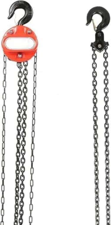 AL ARQAM Chain Block 3 Ton x 3 Meter Manual Hoist   Heavy-Duty Hand Chain Hoist for Lifting and Rigging   Industrial-Grade Pulley System for Warehouse and Construction
