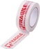 Fragile Tape Roll 5 cm Width x 66 meters Length, Strong Adhesive Red Fragile Handle with Care Warning Packing Tape for Shipping and Moving