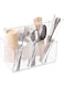 My Space Organizers Utensil Holder Silverware Caddy Countertop Cutlery For Napkins Flatware Spoon Fork Knife For Picnic Party Plastic Acrylic